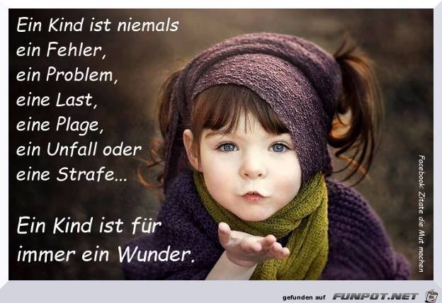 Ein Kind ist niemals ein Fehler