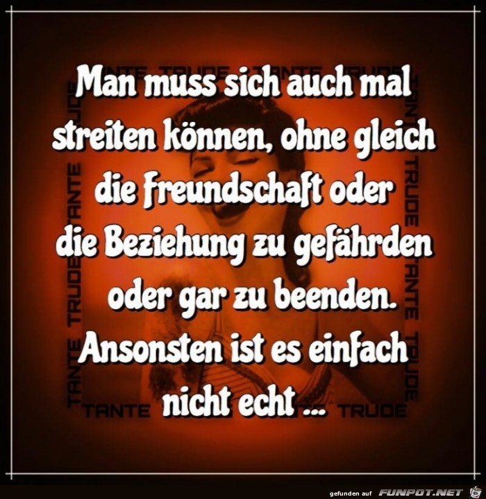 Man muss sich auch mal streiten koennen Man muss sich auch mal streiten koennen