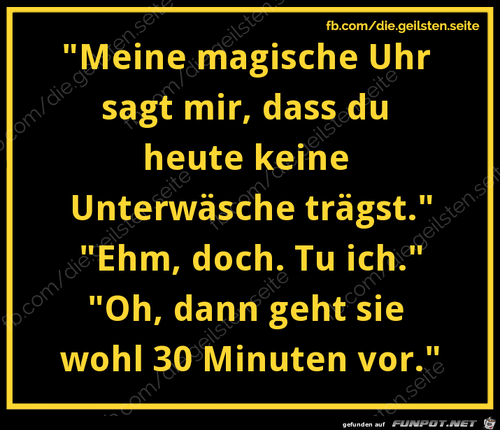 magische Uhr