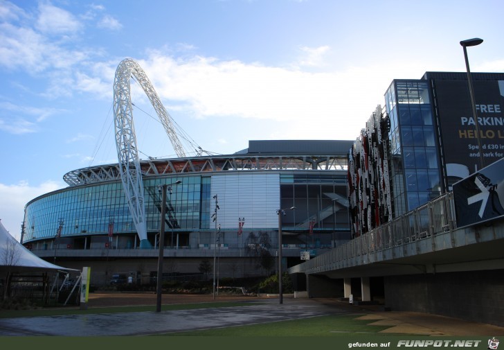 das Wembley-Stadion