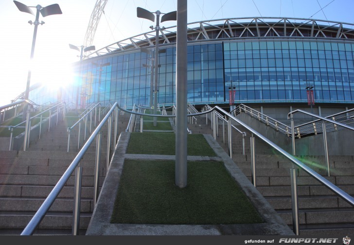 das Wembley-Stadion