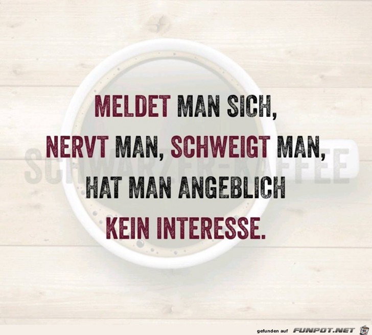 kein Interesse