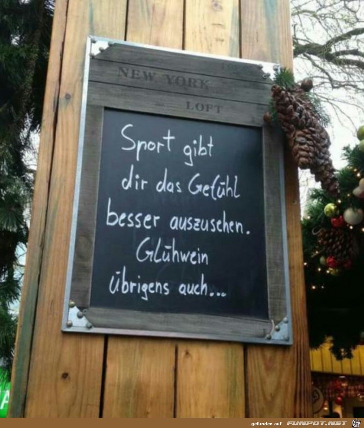 Sport und Glhwein