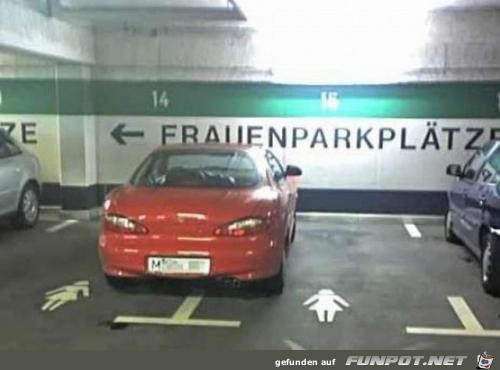 Frauenparkplatz