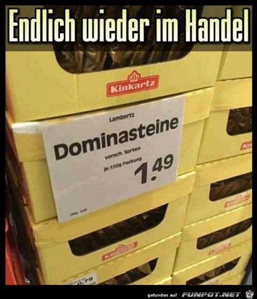 endlich wieder im Handel......