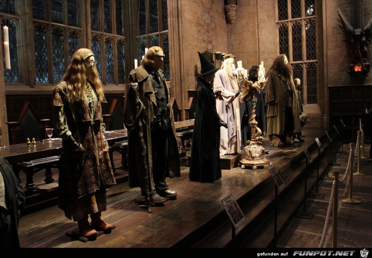 in der großen Halle von Hogwarts