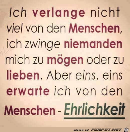 Ehrlichkeit