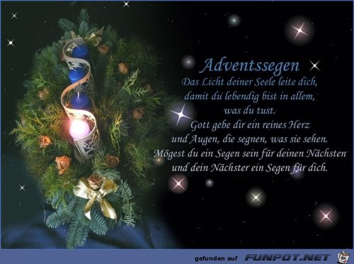 Adventssegen....