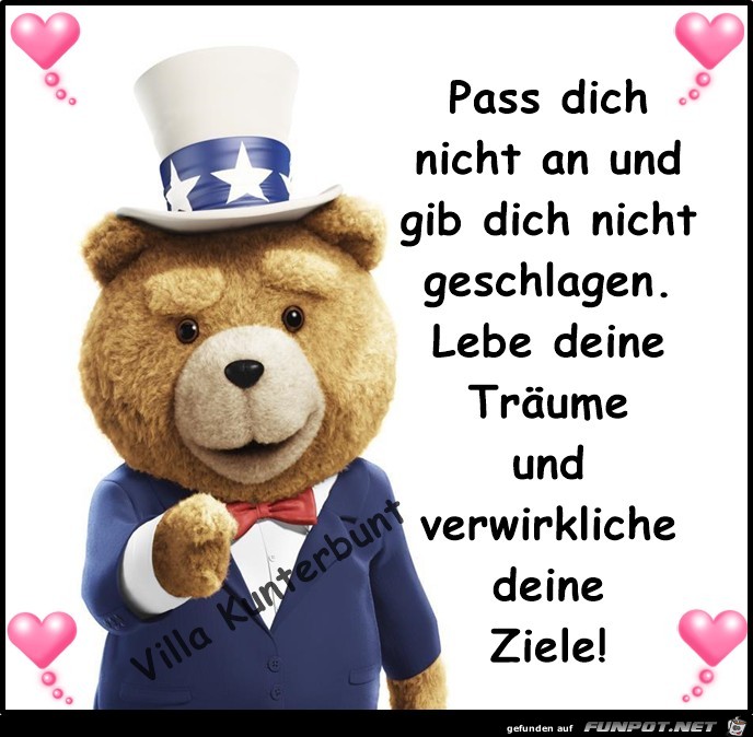 Pass dich nicht an