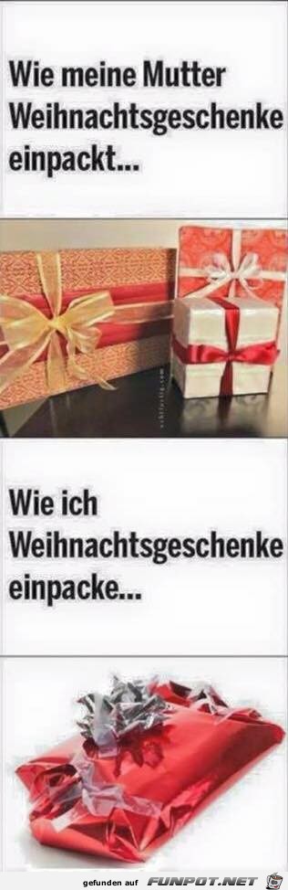 Geschenke verpacken