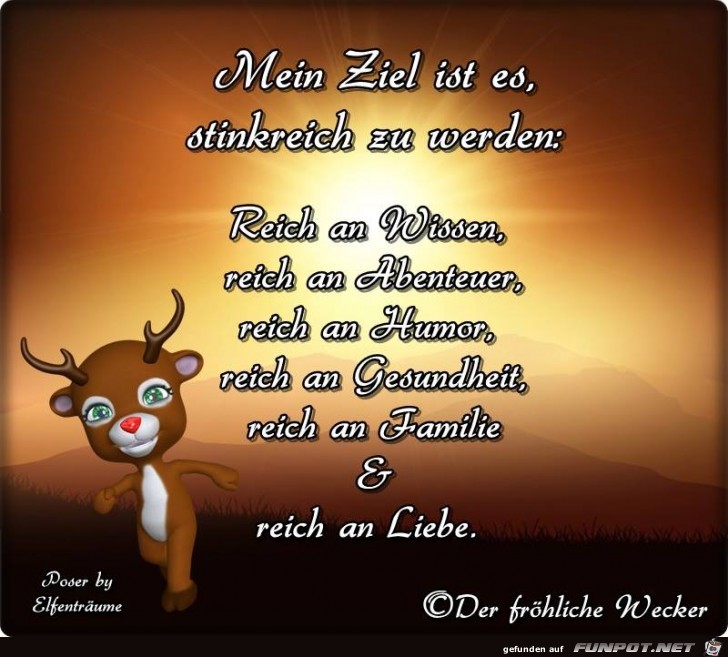 Mein Ziel ist es Mein Ziel ist es