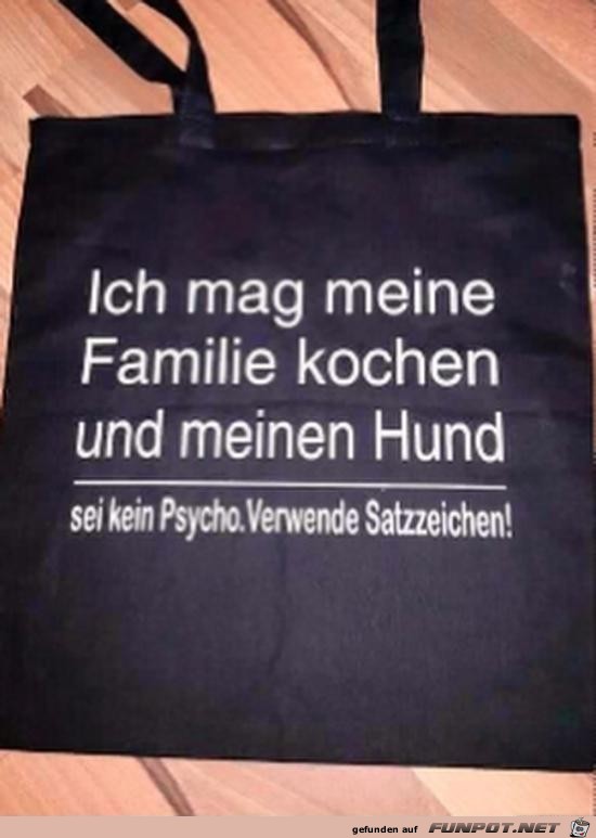 Lustige Tasche Lustige Tasche
