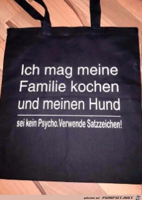 Lustige Tasche