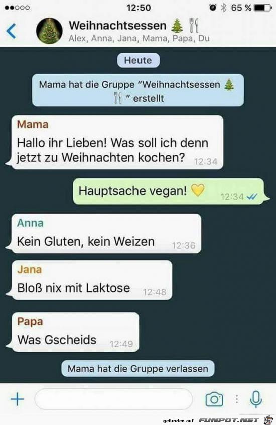 Die Gruppe htte ich auch verlassen