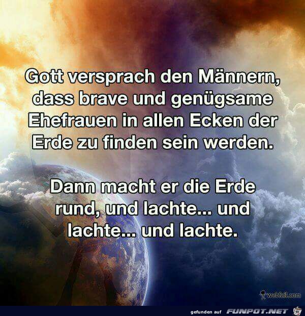 Gott versprach