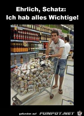 Alles Wichtige ist im Wagen