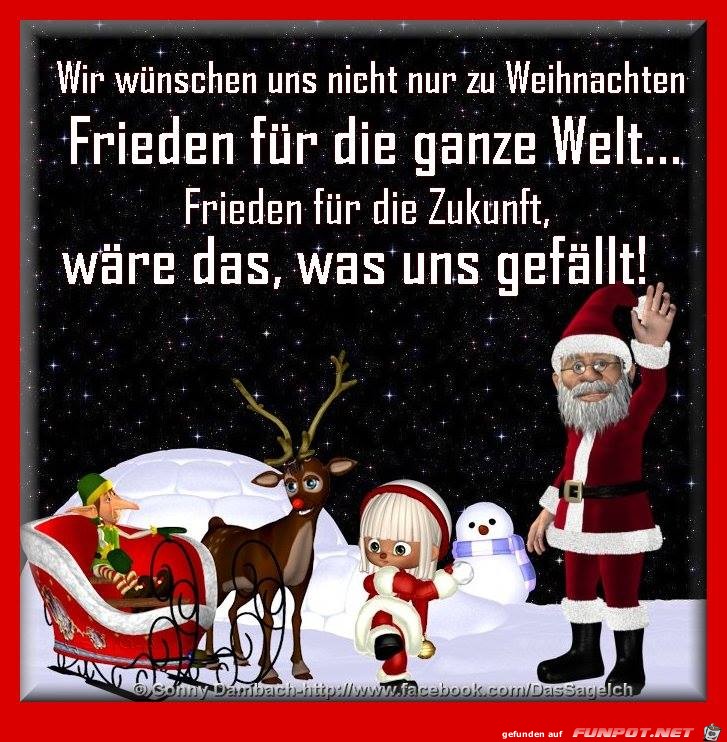 Frieden fr die ganze Welt