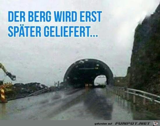 Der Berg fehlt