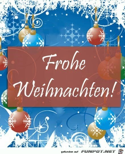 Frohe Weihnachten