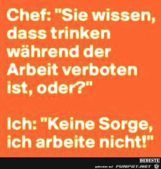 Chef: sie wissen...... Chef: sie wissen......