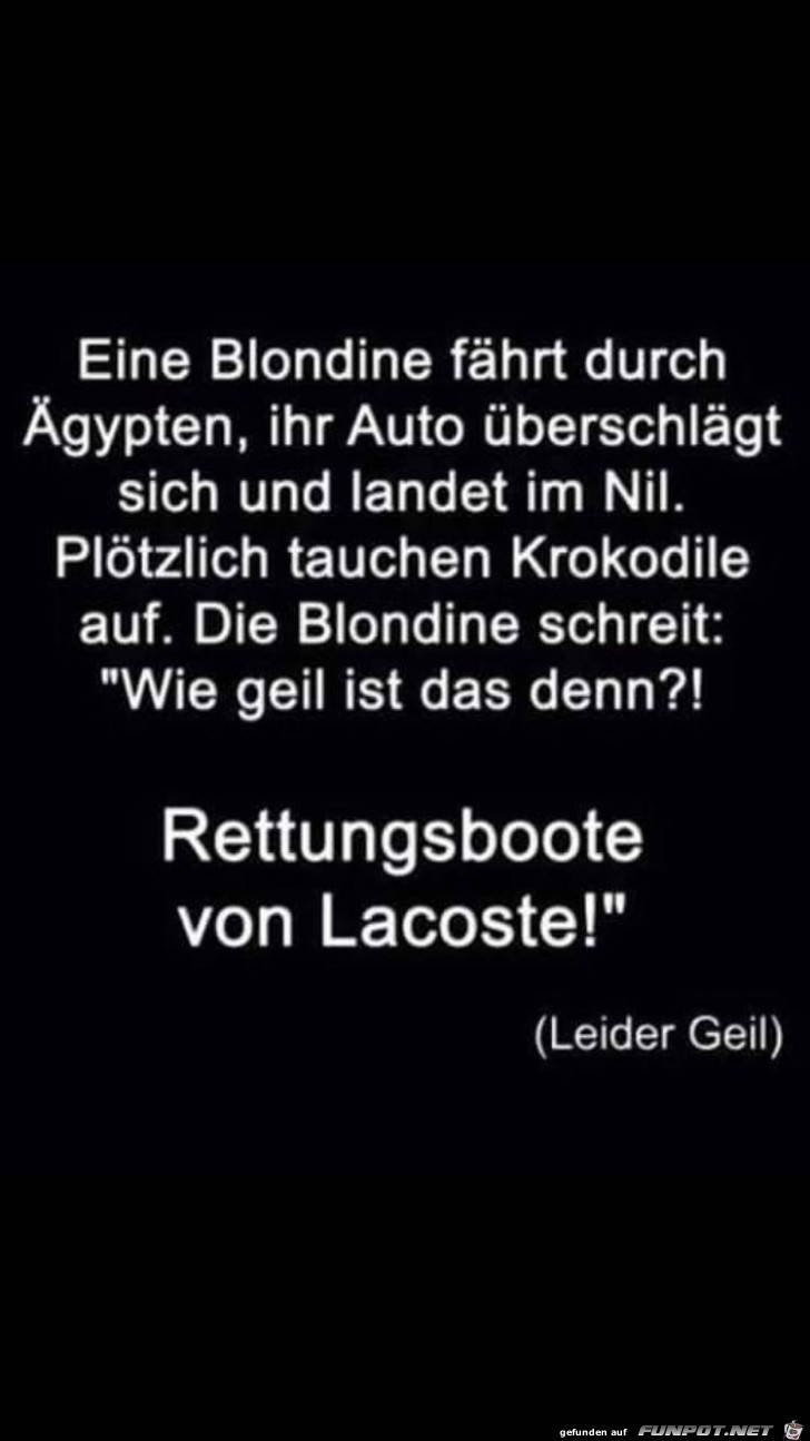 Eine Blondine am Nil Eine Blondine am Nil
