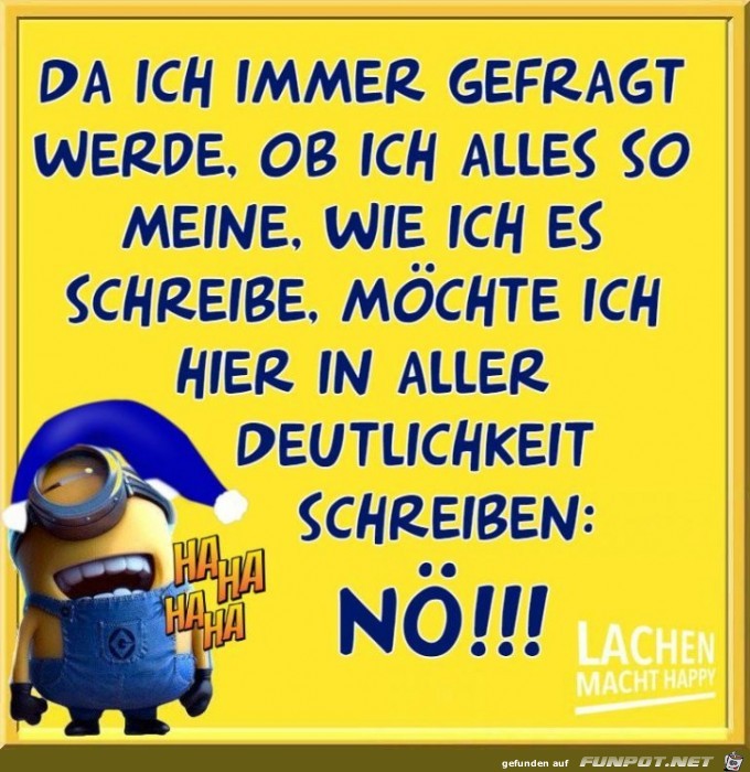 Da ich immer gefragt werde