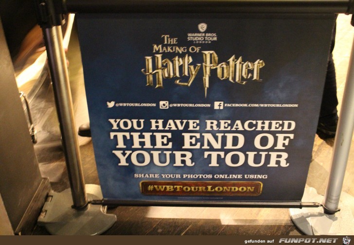 letzte Impressionen von der Harry Potter Studiotour