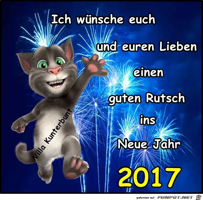 Euch allen alles Gute fr 2017