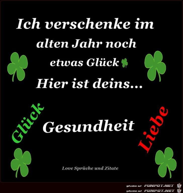 Verschenke im alten Jahr Verschenke im alten Jahr