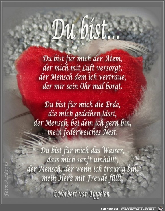 Du bist.......