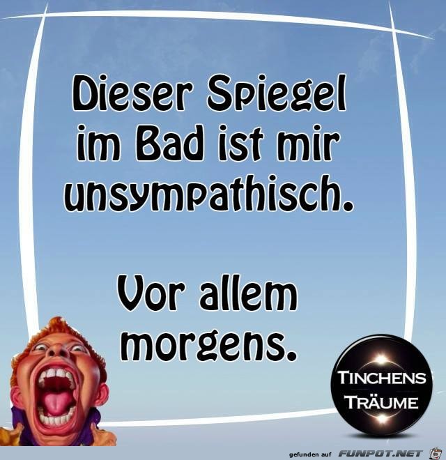 Spiegel im Bad