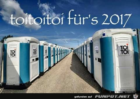 ToiToiToi für 2017 ToiToiToi für 2017