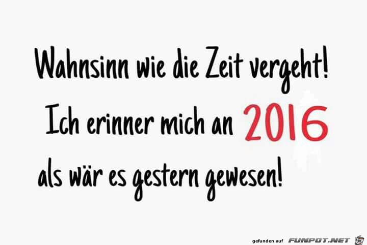 Wie die Zeit vergeht Wie die Zeit vergeht
