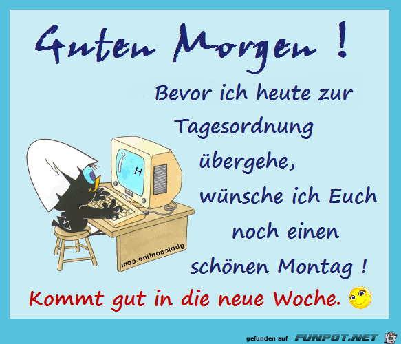 Guten Morgen - bevor