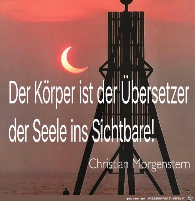 Der Koerper ist der Uebersetzer