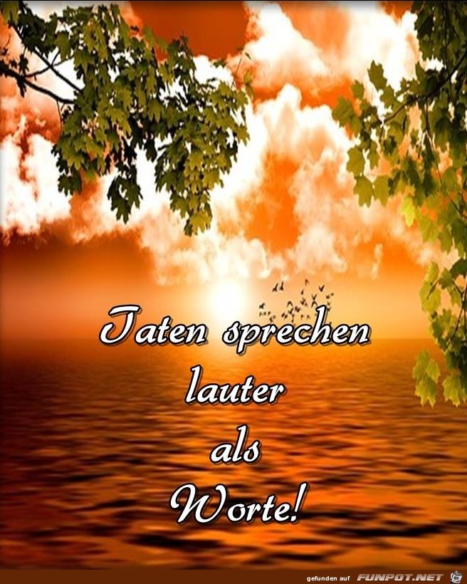 Taten sprechen