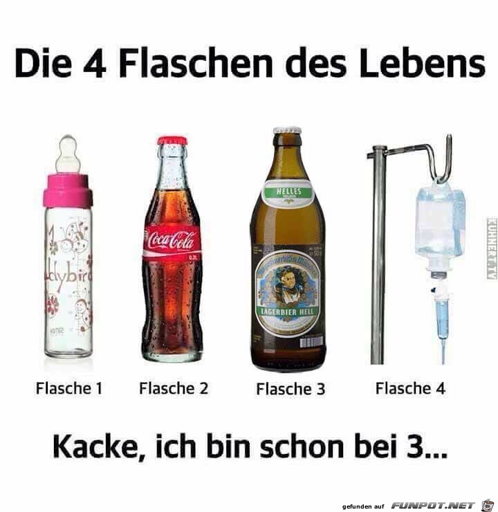 Flaschen des Lebens