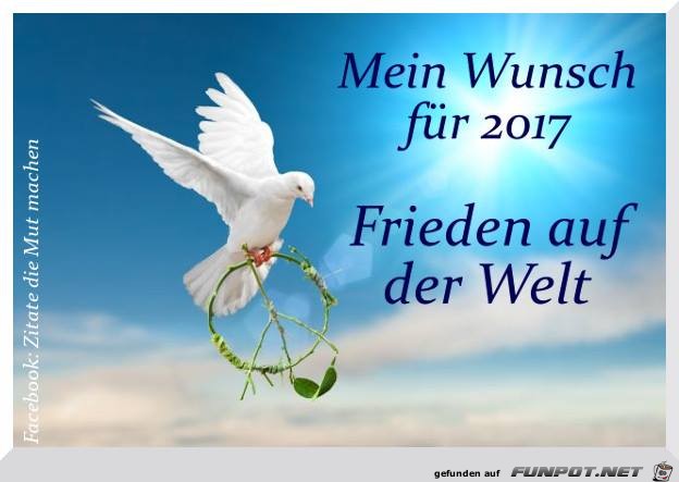 Mein Wunsch fuer 2017