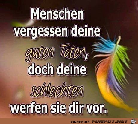 Menschen vergessen Menschen vergessen