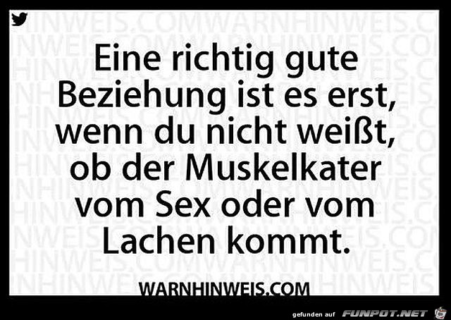 Eine gute Beziehung Eine gute Beziehung