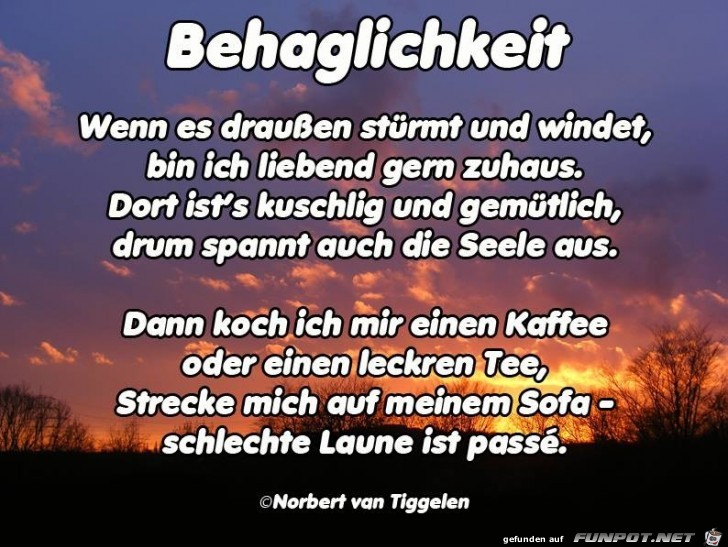 Behaglichkeit