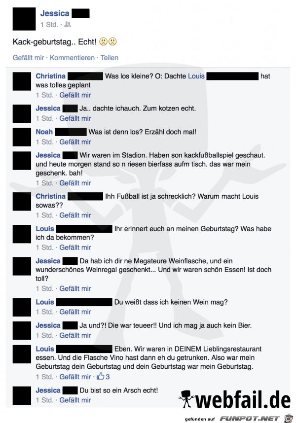 SMS - Kack-Geburtstag SMS - Kack-Geburtstag