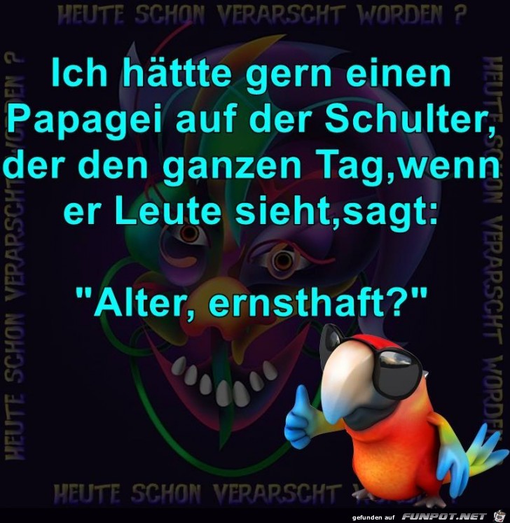 Alter ernsthaft