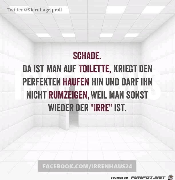 Auf der Toilette Auf der Toilette