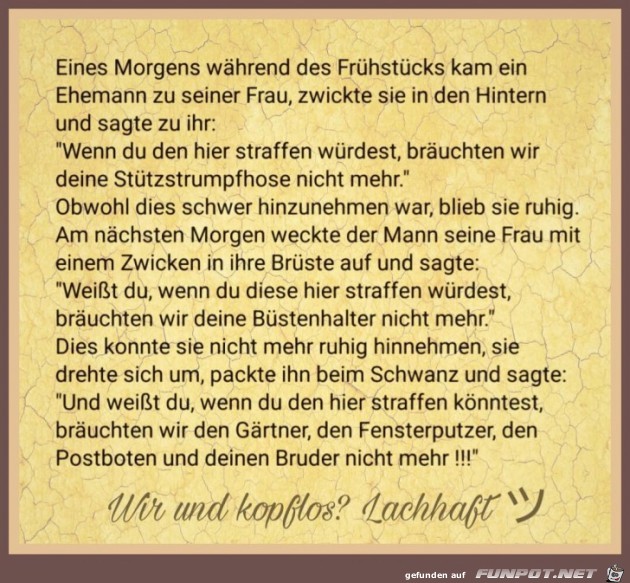 Eines Morgens Eines Morgens