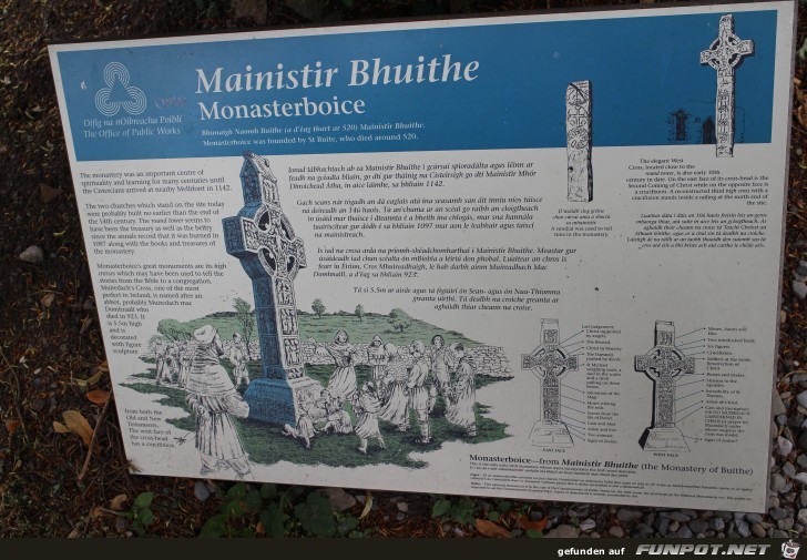 Abteiruine im Boyne-Tal nrdlich von Dublin