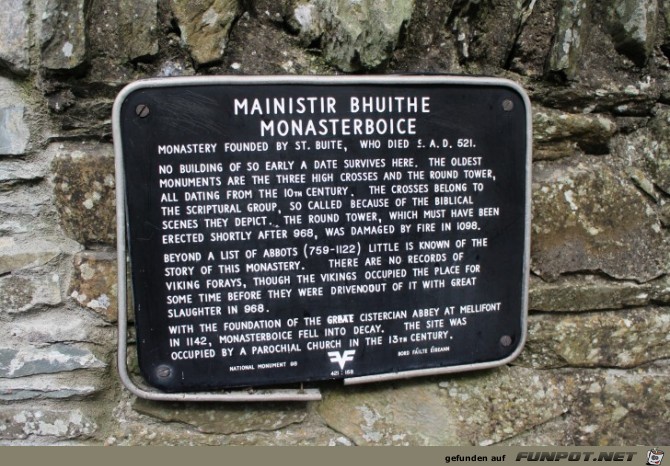 Abteiruine im Boyne-Tal nrdlich von Dublin