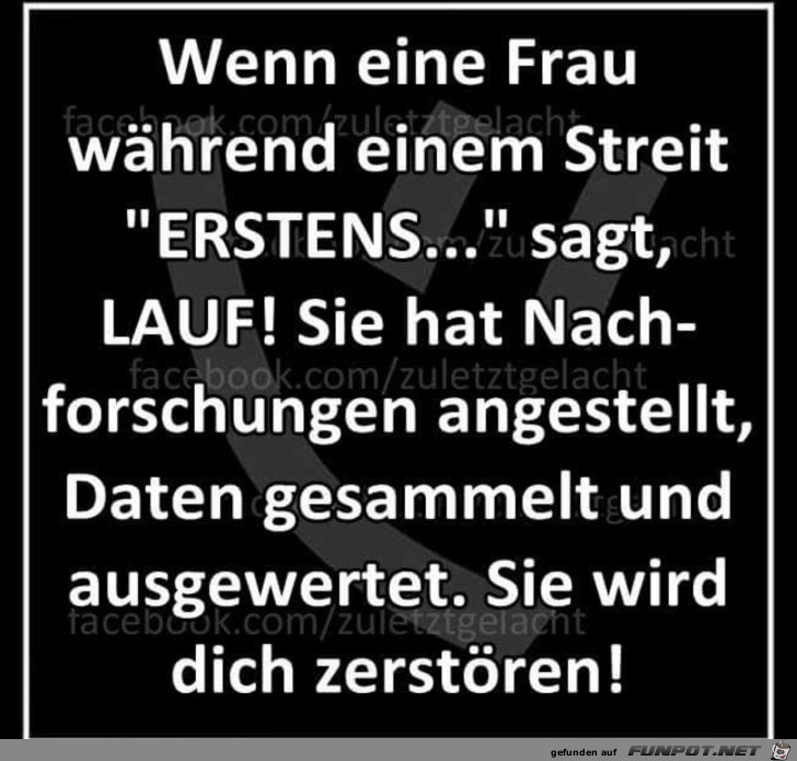 Streit mit einer Frau