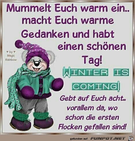 Es ist Winter