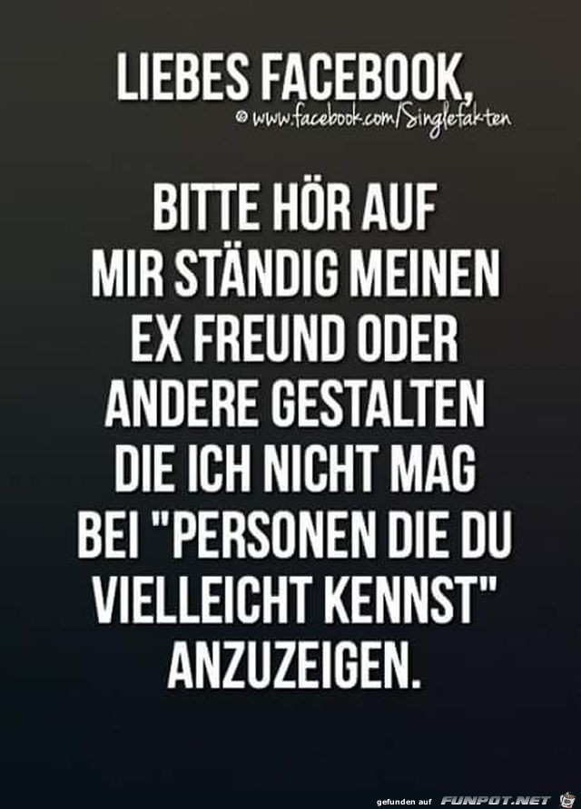 Facebook Meldung Facebook Meldung